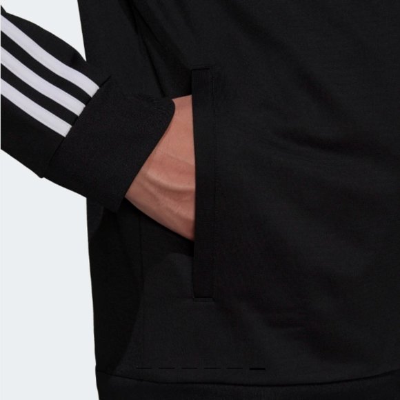 ADIDAS Essentials Black 3-Stripes Track Suit - Picture 7 of 16